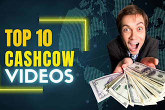 make top 10 faceless cash cow videos, youtube automation