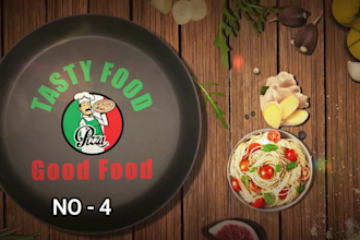 make food cooking channel youtube intro video opener promo