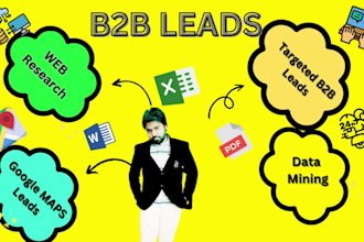 do b2b leads, google map scraping, email extraction lead