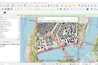 do building footprint extraction and 3d visualization using python and qgis