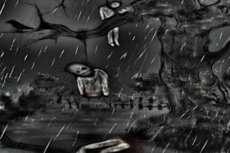 compose dark horror music for your background