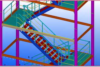do steel structure designing and detailing in tekla steel