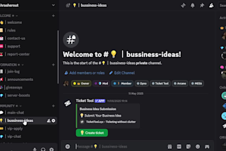 create and set up your discord server with bots, channels, and roles