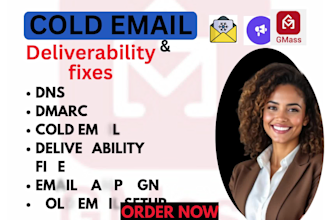 fix cold email setup email deliverability dns dmarc spf email campaign fix email
