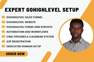gohighlevel workflow automation sales funnel website a2p 10dlc ghl ai automation