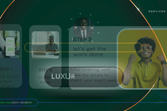 design a luxury apartment website for sales rental, events ppt, using wordpress