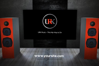 create awesome audio spectrum or music visualizer