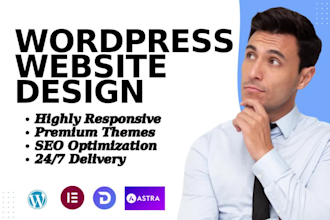 design wordpress website elementor pro homepage design carrd website eccommerce