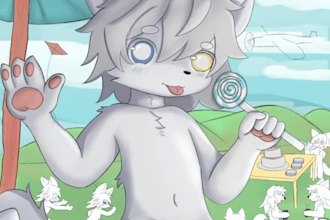 draw furry kemono art for you