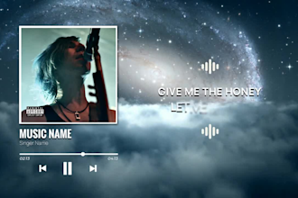 create a professional looking lyric video for your song