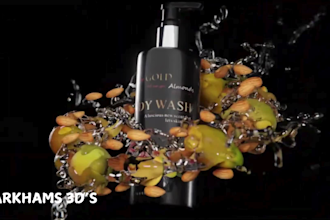 animate 3d cosmetic animation 3d perfume 3d product animation