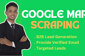 do b2b lead, google map scraping, targeted lead generation