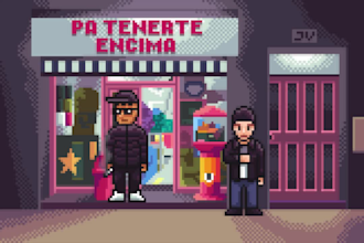 make an original pixel art or animation
