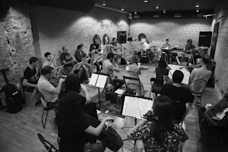 record live strings section in professional studio