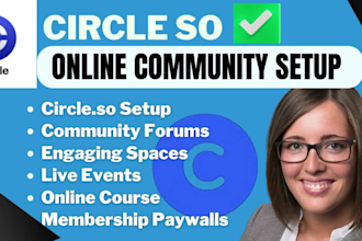 setup circle so community, membership site and online course community on circle