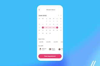 develop barber salon app, spa , make up beauty salon appointment booking app
