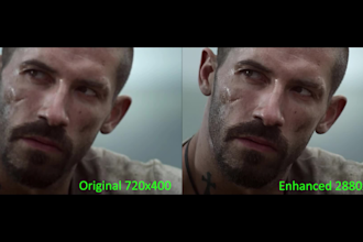 resize and improved detail in low resolution pictures
