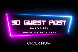 do 50 dofollow guest post on high traffic sites