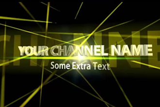 create best animated professional intro and outro urgently