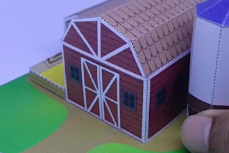 make custom building papercraft