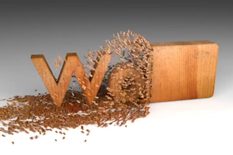 create a professional wood cutting 3d animated logo for your intro
