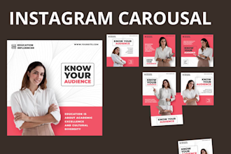 do instagram post, facebook post, carousels, highlights story icon cover