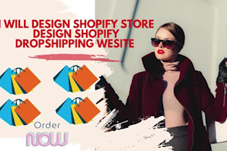 design shopify store design shopify dropshipping store, shopify website design