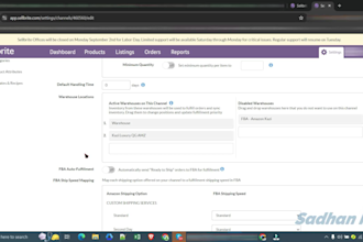 setup sellbrite and push listings to ebay, amazon, walmart
