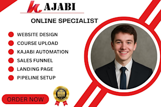kajabi online course kajabi website design kajabi sales funnel landing page