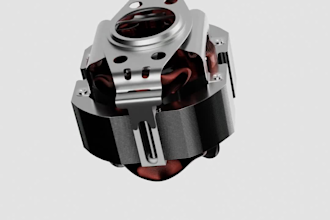 create mechanical components, products in 3d