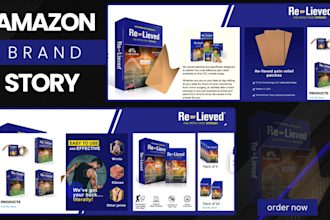 design  amazon brand story, ebc, listing images