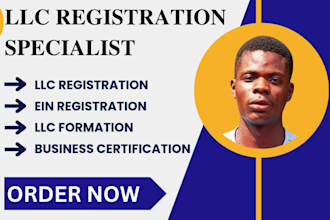 llc registration, ein registration, llc formation for US and non US resident