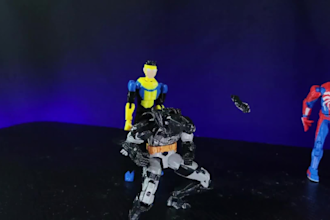 create a high quality unique stop motion video with lego or action figures