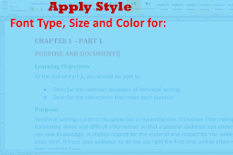 format your word documents