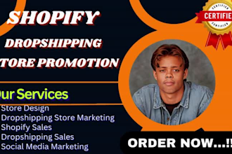 boost shopify sales, shopify marketing dropshipping store promotion, store audit