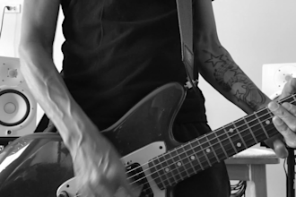 play electric guitar on your tracks