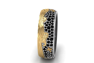 design signet ring for 3d printing or rendering