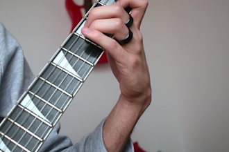 record professional electric guitar