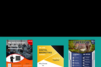 create a professional corporate flyer design