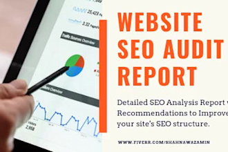 do a website SEO audit and provide a report with suggestions