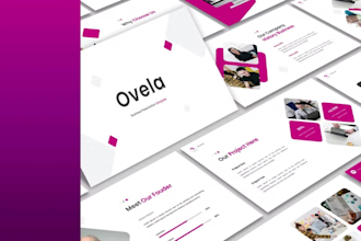 design custom powerpoint slides for business, pitch deck
