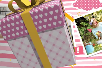 create birthday slideshow for girl and boy