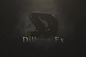 create custom logo animation or animated intro video
