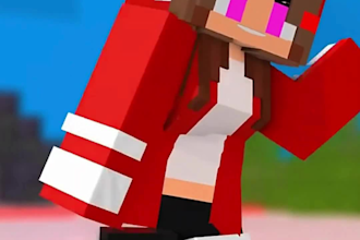 make a professional 3d minecraft animation music video for you