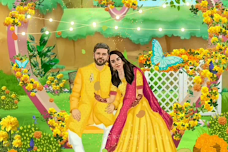 design a illustrated greeting card, post card or invitation