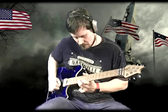 give you skype guitar lessons in rock, metal, blues styles