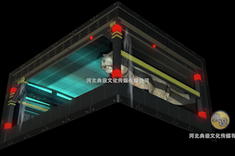 outdoor 3d led billboard deformation animation