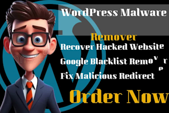 remove wordpress malware, fix hacked wordpress, and remove google blacklist
