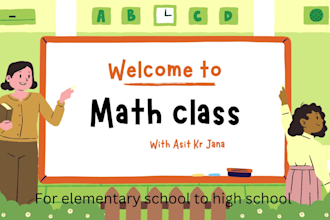 be your online math tutor for elementary to high school