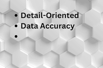 do accurate data entry, web research, and file conversion